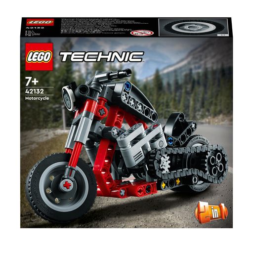 レゴ(LEGO)テクニックオートバイ42132おもちゃブロックプレゼントバイクSTEM知育男の子7歳以上
