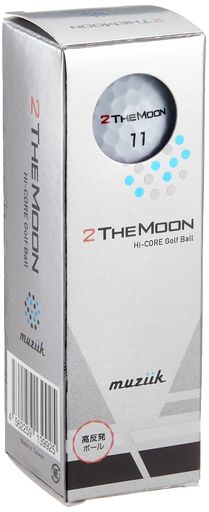 MUZIIKムジークゴルフボール2THEMOON(ツーザームーン)1スリーブ3個入高反発非公認...