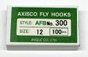 アキスコ(AXISCO)フライフック100本入りAFB300-#12釣り針