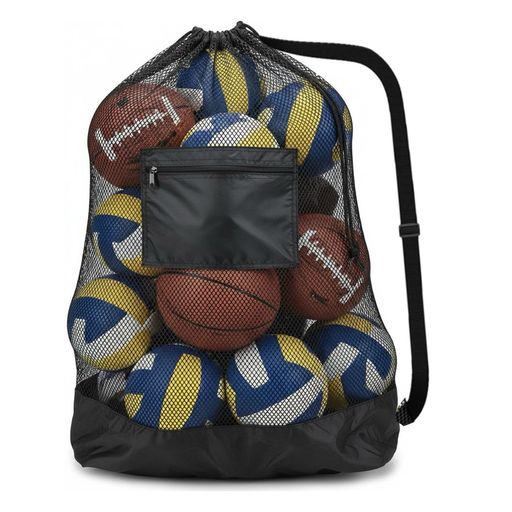 [大容量収納] サイズは72x100cmで、サッカーボール10個以上をはじめ、バスケットボールやバレーボールなど、様々な大型ボールをまとめて収納できます [耐久防水素材] 高耐久性の防水メッシュ素材を使用しているため、屋外での使用や濡れたボールの収納にも安心です [安心の持ち運び] 付属の長めのショルダーストラップで肩にかけて楽に移動できます。巾着型の開口部はコードロープでしっかり閉じるため、移動中にボールが飛び出す心配がありません [手入れ簡単] 水を吸わず洗いやすい素材で、お手入れが簡単です。使用後は軽量でコンパクトに折り畳めるため、収納や持ち運びにも便利です [多用途デザイン] スポーツボールはもちろん、運動会の用具やシューズの収納など、様々なシーンで活用できます。シンプルなデザインで男女兼用です