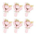 siawadekyソープフラワーカーネーション6本セット1輪造花個包装石鹸花枯れない花手作り部屋インテリア装飾母の日父の日先生の日お祝い退職ギフトイベント誕生日...