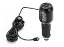 SHEAWAドライブレコーダー用電源ケーブルシガーソケットminiUSBUSB2ポート3.5A12V/24V3.5Mドラレコレーダー・GPSカーナビ・探知機など対応