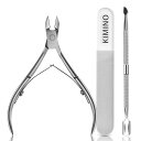 KIMINO甘皮処理ネイルニッパー甘皮ニッパーニッパー爪切りキューティクルニッパーネイルケア甘皮甘皮ケアキューティクルプッシャー付きマニキュアペディキュア&キューティクルツール