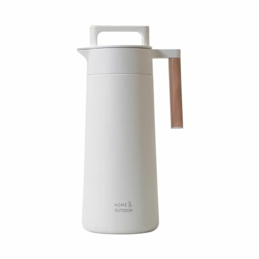 Rakuten - パール金属保温保冷ポット卓上ポットテーブルポット1.1L1100mlステンレス製全真空真空二重構造ハンドル付外でも使えるホワイトHC-12