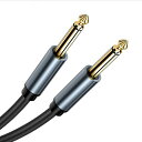 Frenflu6.35mmギターケーブル!ギター用シールドケーブルで、音質も安定。ギターシールドの必需品!ギター専用のシールドケーブルで、プロも愛用中。音楽制作やライブ演奏にぴったりです。…