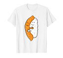 かわいいカワイイお寿司抱きしめサーモンかわいい日本のお寿司Tシャツ