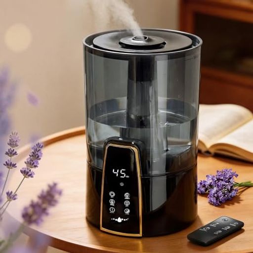 【卓上加湿器:4L大容量で最大40時間連続稼働 &amp; 18畳対応】 この卓上加湿器は、コンパクトながら4Lの大容量タンクを備えます。卓上用の超音波式加湿器として、一度の給水で最大40時間の連続稼働も実現します。寝室用加湿器にはもちろん、オフィスやリビング用にも心地よく使えます。パワフルな加湿力で水切れを気にせず、快適な湿度をずっとキープ。28dBの超静音設計で、就寝中や作業中にも音が気になりません。1〜12時間タイマーによる省エネ運転もでき、一人暮らしからご家族まで幅広くおすすめの高機能モデルです。 【3 in 1 の多機能:加湿器 &amp; アロマディフューザー &amp; ナイトライト】 この加湿器は、卓上加湿器としてだけでなく、アロマディフューザーやナイトライトとしても使える多機能モデルです。超音波式の静音加湿器として、乾燥したオフィスや寝室の空気を潤します。もしお好みのアロマオイルを数滴垂らせば、即座にアロマディフューザー(あろまでいふぃーざー)に変身。リラックスや集中したい時にも最適です。7色に変化するLEDライトがやさしく空間を照らし、就寝時のナイトライトとしても活躍します。