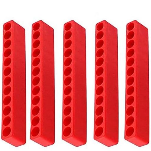 1.商品の詳細:セット内容:5個入り、サイズ:長さ93mm、高さ15mm、穴径6.35mm。 2.上質な素材:これらはより弾性の強いゴム状可撓性プラスチック製で、ドリルを強固に固定することができるが、ドリルの挿入や取り出しは困難ではない。 3.卓越した設計:体積が小さく、操作と携帯がしやすく、六角ビットストレージストリップの穴は双方向なので、ストレージビットの長さに制限されず。 4.製品の特徴:それらの耐久性とグリップ力はもっと良くて、すぐにグリップ力を失うことはなくて、それをあなたのツールバッグ、ツールボックスとポケットの中に置いて、ドリルは揺れた状態で落ちません。 5.利便性:このスタンドを使用して、缶の中やゆるい箱の中に置くのではなく、ドライバーのドリルを整理することで、紛失しないように、欲しいドリルを早く見つけることができます。