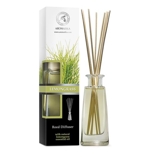 リードディフューザーレモングラス-レモングラスエッセンシャルオイルを使用したルームディフューザー 100ml ReedDiffuserLemongrass 空气清新剂 室内芳香剂 芳香喷雾器 香薫机 香棒…
