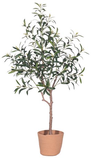 HAIHONGオリーブの人工植物観葉植物フェイク、地中海オリーブの置物を高シミュレーションし、本物の果..