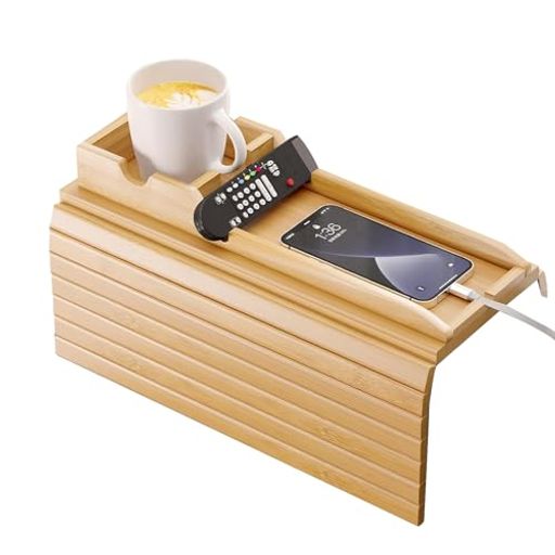 ソファアームレストトレイソファーアームテーブルカウチコースターカウチアームトレイドリンクホルダー..