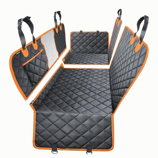 ペット用ドライブシート 防水 持ち運び 全車種汎用品 安全ベルト付き (取り外し可能, PET57)