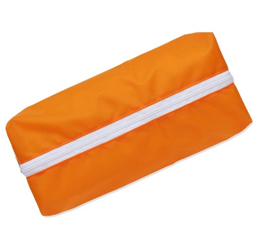 バンガード隙間を利用できる旅行衣類収納袋カラフルジップケースオレンジハーフサイズ239991