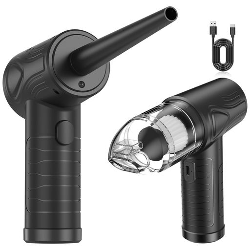 エアダスターブロワー洗車3段階風量調整電動エアダスター強力6000mAhバッテリー充電式LEDライト付き日..