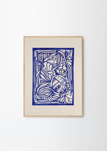 THEPOSTERCLUBݥWonderlandBlue50x70cmRebeccaHein