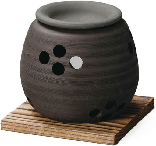 ヤマキイカイ(Yamakiikai)石龍黒泥大丸茶香炉Y1108