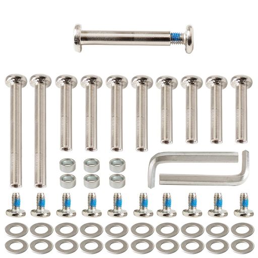 スーツケースキャスター交換キット修理用シャフトセット30mm/35mm/60mm3サイズ6mm/8mm軸径対応防脱ロックネジ付属リベット不要平座金・変径スリーブ...