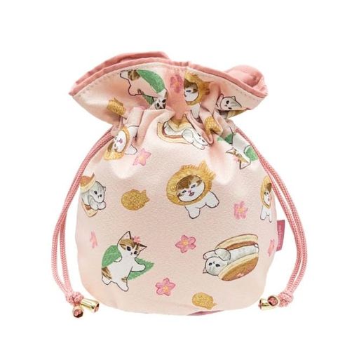 mofusand巾着和菓子ちりめん