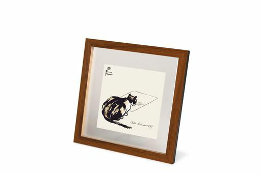 キシマOLDOインテリアアートフォトフレーム127角サイズ以下ブラウンKP-31412