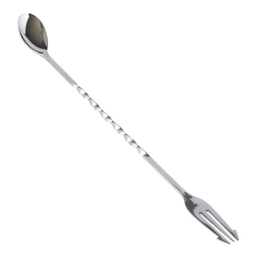 青芳CASUALPRODUCTスタンダードカクテルストレーナーバースプーン32cmマドラーステンレスダメージ加工..