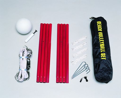重量 : (約)6kg サイズ : (約)全長3m(埋込部60cm)、ネット高さ1.66・2.4m(2段階調節)x幅9.1m、ネットサイズ92cmx9.2m 素材 : 主材スチール38.6mm(4本継) 専用ボール、ポンプ、ホイッスル付 収納ケース付 生産国 : 台湾製