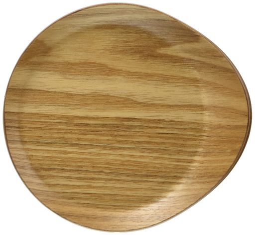 ウッドアクセサリーウィローウッド耳付コースター大【L-13.3S-12H-2.3cm】T1000054