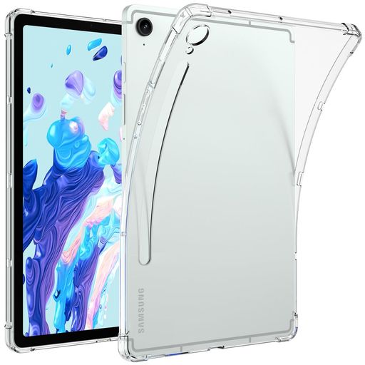 Miimall対応SamsungGalaxyTabS9FEケースサムスンGalaxyTabS9FE10.9インチタブレット用カバー透明TPU素..