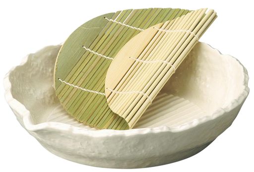 萬古焼白い器ておこしホワイト水切麺皿(スノコ付)05901