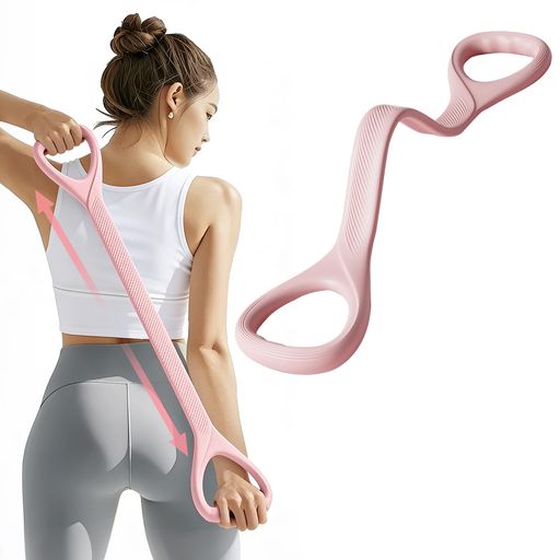 ストレッチチューブ ストレッチバンド 肩こり防止用 ながらストレッチ エクササイ...