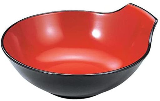 J-kitchens杓型天つゆ鉢内朱天黒日本製