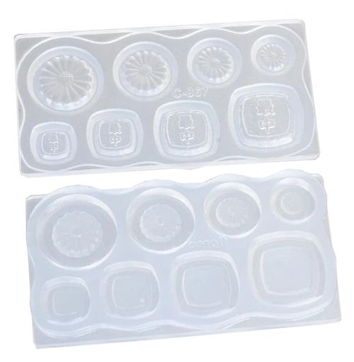 亀島商店ソフトモールド和菓子シリーズもなか(丸・角)ホビー用ツールC-867