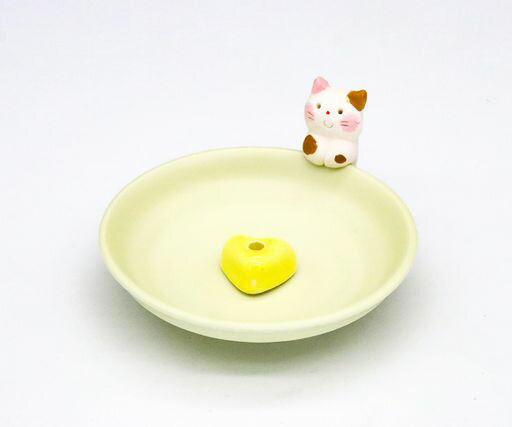 クラフトマンハウスお香立てほのぼの(猫)日本製