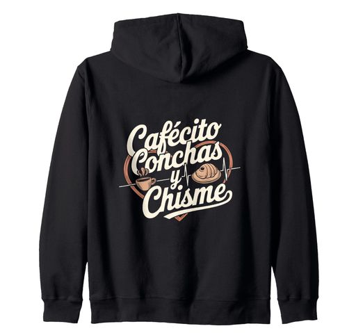 ハートビート・カフェシート・コンチャスとチャイム・コンチャス・メキシカン・ブレッドジップパーカー