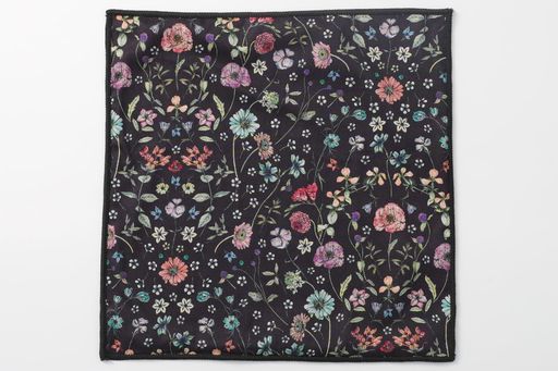 DDintex ディーディーインテックス FLORET LONDON メガネクロス アーチウェイ ネイビー 20x20cm [リバティプリント使用]
