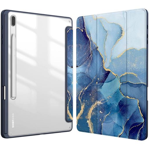 GalaxyTabS6Lite10.4インチケース透明カバークリアバックカバーSPen収納三つ折スタンドオートスリープ..