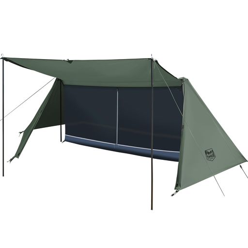 Other - TIMBERRIDGEソロテントパップテント1人用軍幕テント軽量約4kg簡単設営UVカット加工コンパクト収納耐水圧防風防水通気日よけキャンプ用アウトドア