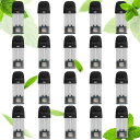 HECCOモデル2対応メンソール電子タバコカートリッジMODEL2対応ドクタータイプ清涼感ポッドVAPEミントフレーバーリキッドニコチン・タール・色素なし透明2...