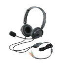 エレコムヘッドセットマイク両耳オーバーヘッド1.8m折り畳み式40mmドライバブラックHS-HP20BK