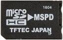 変換名人 MICRO SDHC/SD → メモリースティックPRODUO変換アダプタ 最大16GB動作確認済 TFMSPD-TP(2)