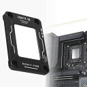 EZDIY-FABCPUベンディングコレクターCPU反り防止CPU固定バックプレーンINTEL第1213世代LGA1700CPUバックル、CPU13900K用のプレート修正フィクサーCPU曲げ補正固定バックル-黒