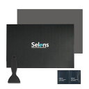 Selens偏光フィルムシート非粘着液晶スクリーン線形偏光フィルター20x30cm1枚入り高偏光度裁断やすいスクレーパー付き
