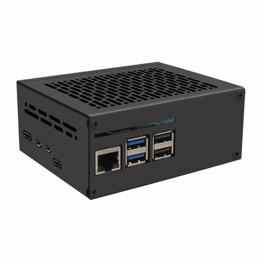 GeekwormX1201-C1金属ケース、RaspberryPi5とX1201UPS電源管理拡張ボードに適用