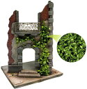 グリーンスタッフワールド(Greenstaffworld)ツタの植生シートライトグリーン夏のオークの葉大ホビー用素材GSWD-4632