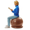サクライ貿易 (SAKURAI) エルガム(ERUGAM) バランスボール 腰にイイス 55CM プレゼント 安定リング ポンプ付 #54145(4)