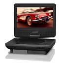 GAUDI7型ワイドポータブルDVDプレーヤーGPD07D1BK