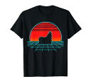ShihTzuレトロヴィンテージ80sVaporwaveShihTzu犬の恋人Tシャツ