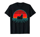 SHIH TZU レトロヴィンテージ 80S VAPORWAVE SHIH TZU犬の恋人 Tシャツ