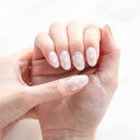 BEAUTYAVENUE シースルーホワイトドット リアルジェルネイルシール
