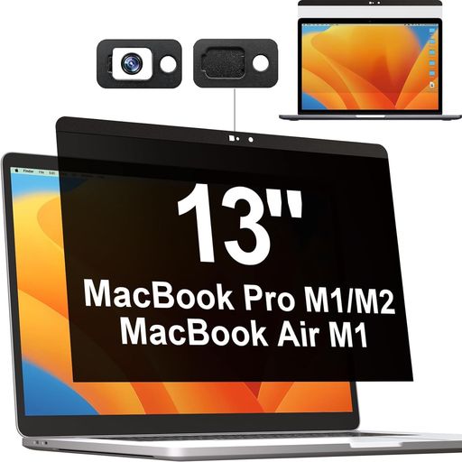 MacBookAir13/MacBookPro13用覗き見防止フィルターマグネット式のぞき見防止プライバシーフィルター覗..
