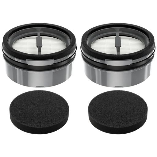【梱包内容】HEPAフィルター (Qatuo コードレスクリーナー用)x2(スポンジ込み) 【HEPA性能で排気までクリーン!】微細な花粉やハウスダストを99%以上 カット。掃除中に排気口からゴミやホコリが再び室内に舞い戻る「二次汚染」を防ぎ、クリーンな空気をお届けします。 【強力な吸引力をキープ!】目詰まりしにくい特殊構造で、新品時の強力な吸引力を長く維持。フィルターの通気性が高いため、モーターへの負担を軽減し、掃除機本来の性能を最大限に引き出します。 【2個セットで経済的!切らさないための賢いストック】お得な2個パック。フィルターは定期的な交換が性能維持のカギ。予備を常備することで、性能が落ちたフィルターを使い続けるリスクをなくし、常に最高の清掃パフォーマンスを実現します。 【耐久性に優れた設計で、水洗い可能な長寿命素材】高品質な素材を使用し、水洗い可能 なので、お手入れして繰り返しご使用いただけます。丁寧に扱うことで長期使用が可能となり、ランニングコストの削減に貢献します。
